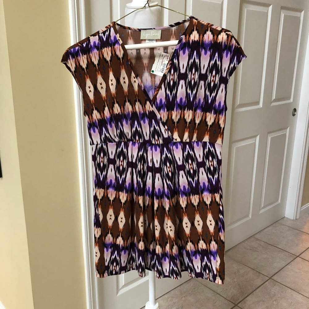 LYN EVANS for Potpourri Top, Multi, Size S